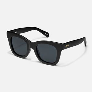 QUAY After Hours Black/Smoke Polarized Sunglasses